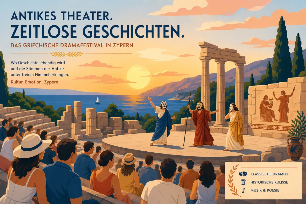 Ancient Greek Drama Festival in Zyperns Ruinen